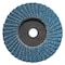 Weiler 3" BobCat Mini Abrasive Flap Disc, Flat (TY27), Type S  Mount, 80Z 50915 - alternate 2